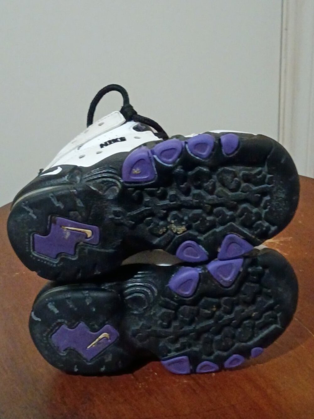 Nike Air Max CB94 Shoes Baby Toddler Size 6C White Black Purple 408886-105 - Picture 3 of 13